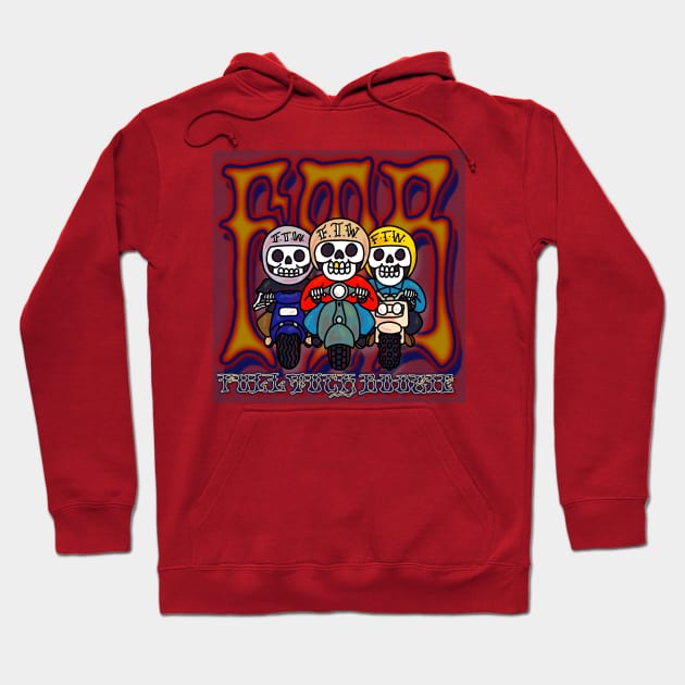 Skull Riders Hoodie by FullTuckBoogie